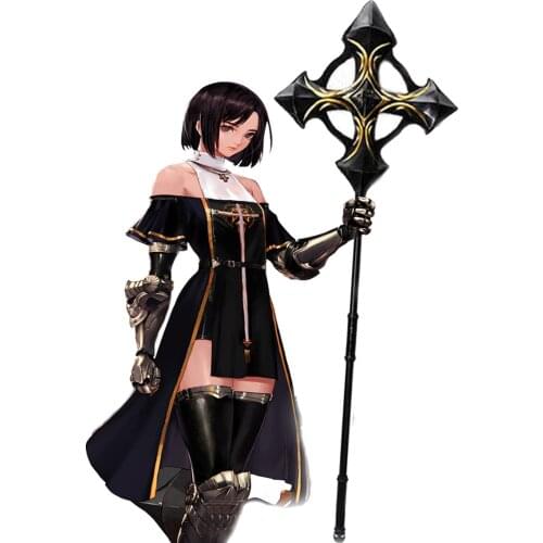 Hot Game Dungeon and Fighter cosplay Priestess cross cosplay props for Halloween Christmas Party Masquerade Anime Shows