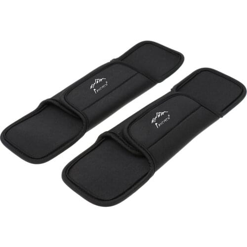 MagiDeal 2x Comfortable Shoulder Waist Belt Strap Cushion Pad Damping Travel Outdoor Backpack Camping Hiking Soft Pad