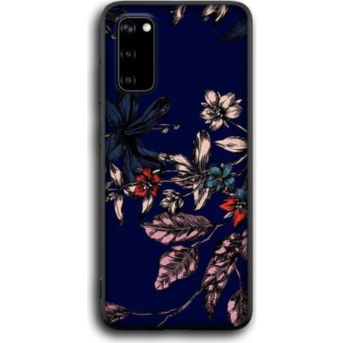 Flower art fashion Phone Case for Samsung S6 S7 edge S8 S9 S20 S21 S30plus ultra S21/S30 S10-5G lite 2020 S10E