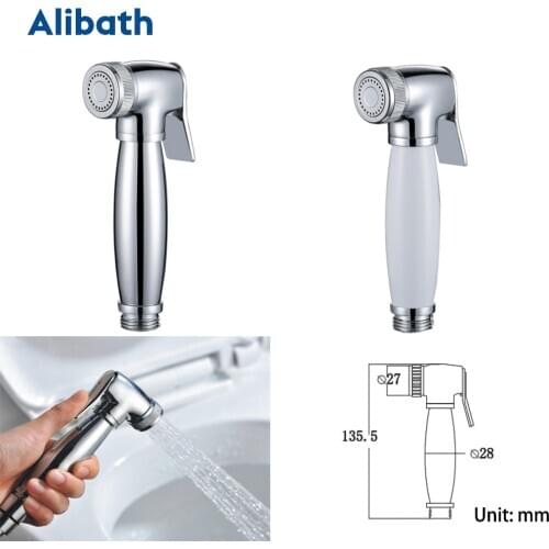 Toilet Shattaf Cleaning Bidet Sprayer set HandHeld Easy Install ABS Pet Shower Diaper Home Wash Bathroom Seat Nozzle Attachment