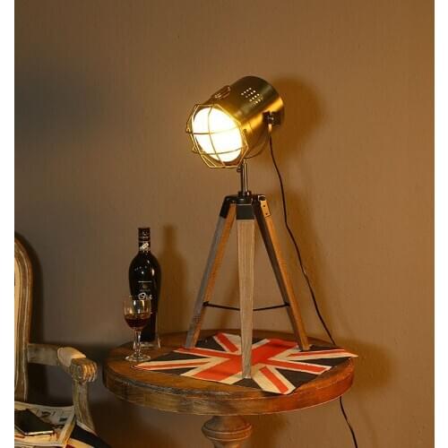 Counter Nordic study reading desk lamp Searchlight bedroom bedside lamp LED eye protection simple vertical warm romantic