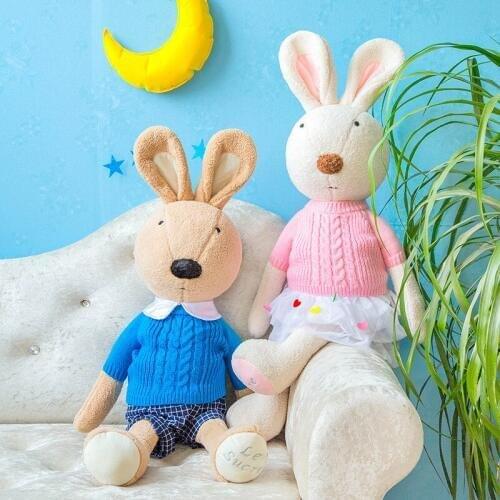 Plush rabbit toys plush doll hign quality plush toys for girls birthday gift Stuffed Bunny Dolls