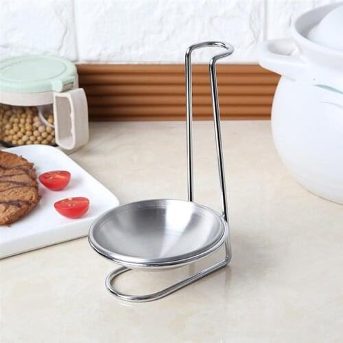 Western-Style Portable Single Round Hot Pot Spoon Shelf Stainless Steel Soup Spoon Rack Stainless Steel Colander Rack