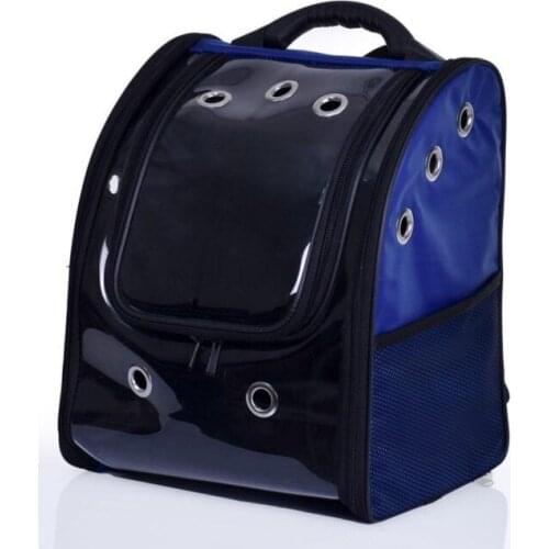 Cat Dog Carrier Backpack Bag Astronot Bag-Navy Blue