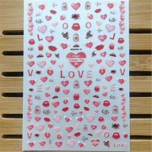 Fashion Beautiful Flowers Japanese Style Paper Sticker Nail Stickers Back Adhesive Nail Decals