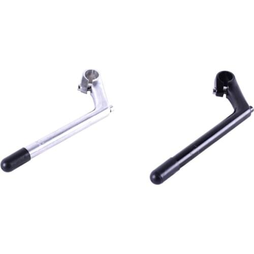 Bicycle Gooseneck Handlebar Bar Stem Aluminum Alloy Adapter Riser 25.4X 180mm for Handlebar Stem Parts
