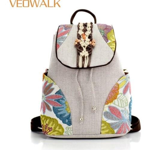 Veowalk Women's Gray Backpacks China