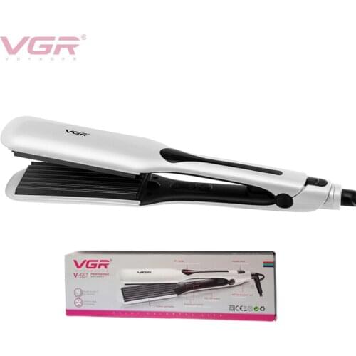 VGR V-557 Professional Hair Straightening Curler Perm and Fluffy Personal Care Professional Hair Straightener Widening Curler