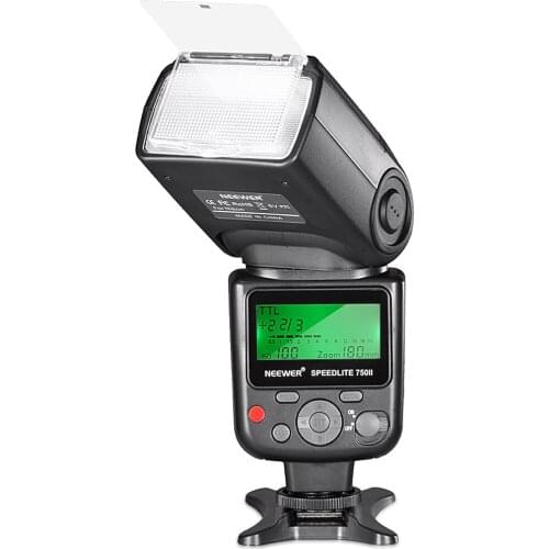 Neewer 750II TTL Flash Speedlite with LCD Display for Nikon D7200 D7100 D7000 D5500 D5300 D3300 D3200 D3100 D3000 D700 D600 D500