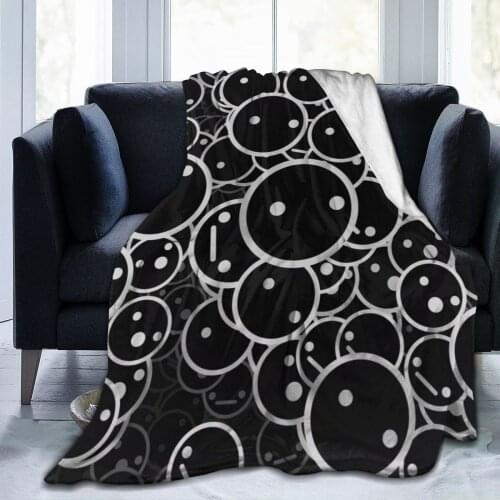 Expression blanket bed sheet blanket bed sofa air conditioning Pajama bed sheet throwing bed sheet childrens gift