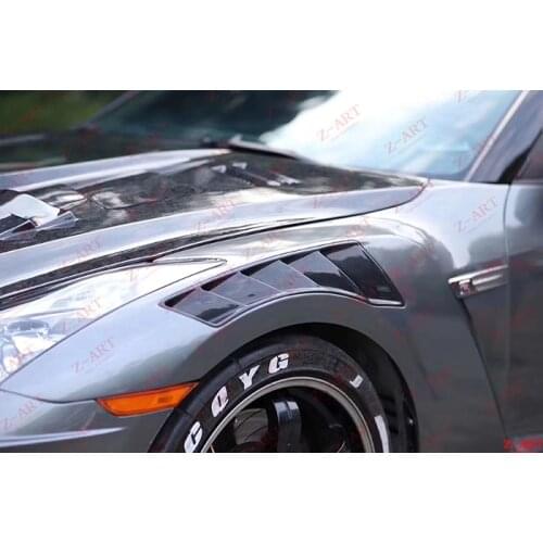 Z-ART for GTR R35 tuning body kit for Nissan GTR retrofit front fender for GTR R35 Louver front fedner GTR retrofit body kit