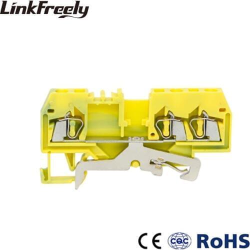 10pcs 280-687 Terminator Press Electrical Wire Ground Connector Terminal Blocks Plug-in Spring Quick Wire Connection Terminals