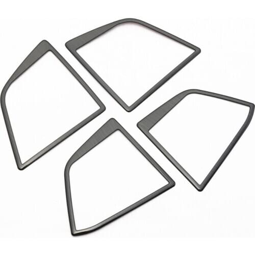 4pcs Stainless Steel Interior Door Speaker Trim Cover Car Styling Accessories For Ford Focus MK4 2019