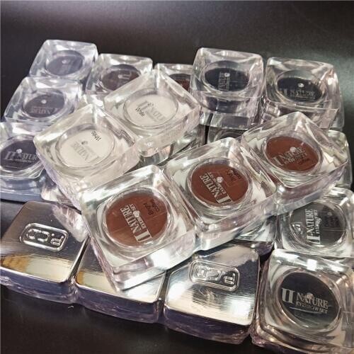 7pcs PCD tattoo ink set permanent makeup micro pigment 5g cosmetic manual for 3d eyebrow eyeliner mixed coffee brown colors