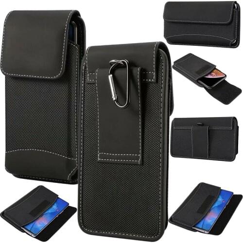 Case For Xiaomi Mi 10T Pro Lite Note 10 Lite K30 Pro Ultra POCO X3 NFC High Quality Oxford Cloth Belt Clip Leather Pouch Case