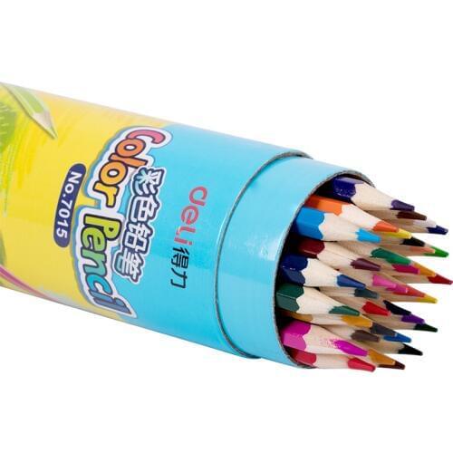 Deli Watercolor Pencil Set with Pencil Sharpener 36 for Drawing School Water Color Pencils Colores Profesionales for Kids Gift