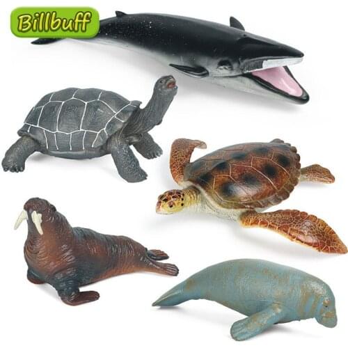Simulation Soft Rubber Filled Cotton Model Dinosaur Marine Life Action Figures Collection Doll Educational toy for children Gift
