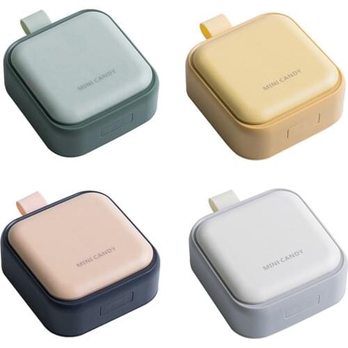 Portable Pill box Medicine Box Holder morning evening sub-packing box Organizer Travel Pill Box Splitters Jewelry storage box