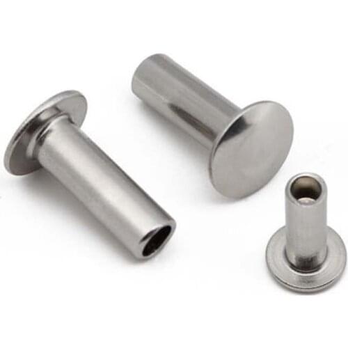 M4 Truss head half Hollow Rivet Stainless Steel Hollow Rivets length 5mm-30mm