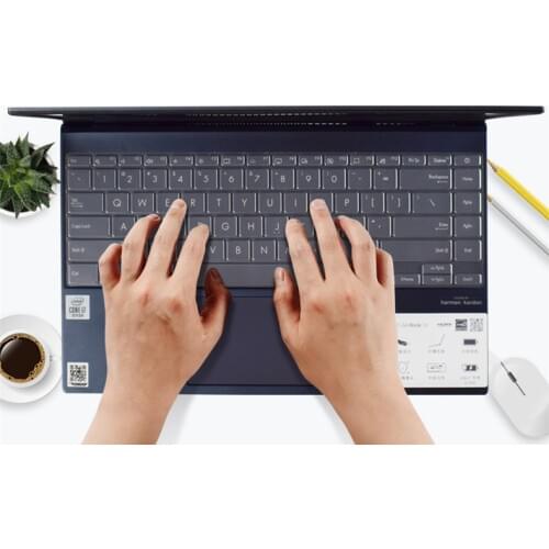 Laptop Clear Transparent Silicone Keyboard Cover Protector For 2020 release ASUS ZenBook 14 UX425 UX425JA UX425J UM425 UM425IA