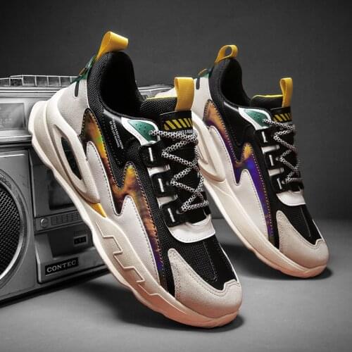 2021 Spring and Autumn New Mens Casual Shoes Shock Absorption Wear Shoes Lightweight Outdoor Shoes Non-slip Breathable Shoes 44