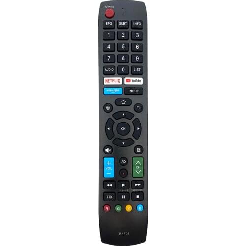 New Original RNF01 For Sharp Smart TV Remote Control With YouTube Netflix Apps