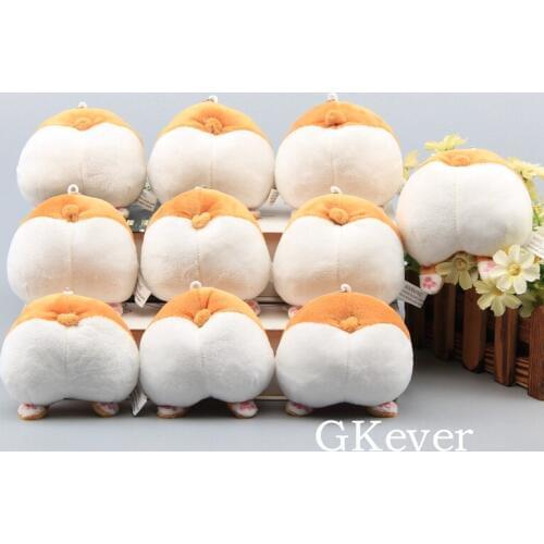 Wholesale 10pcs/set Plush Keychain Pendant cute Kawaii dog Plush Toys Doll Peluche Stuffed Toys Women Kids Birthday Party Gift