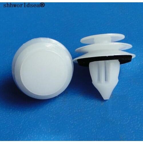 Shhworldsea 100pcs car plastic clip and automotive fastener front&back Door trim card buckle for buick for mazda GJ6R-68-ABX