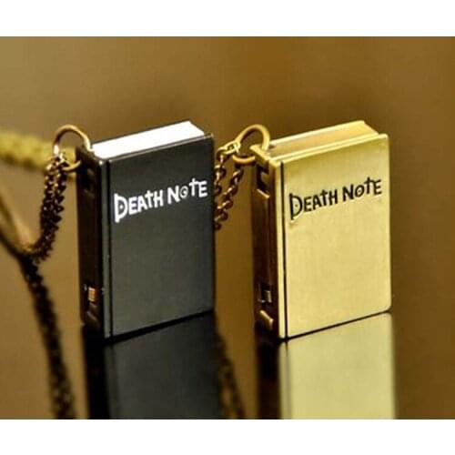 10 PCS/LOT Anime Death Note Necklace Black Bronze Pocket Watch Choker Necklace Chain pendant Toy gifts