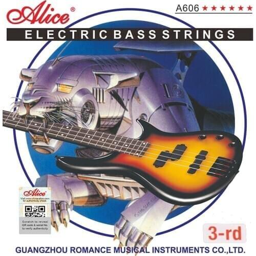 2 Pcs Single Electric Bass Guitar 3 Strings (A-3rd 085 inch) Nickel Alloy Wound.Stainless Steel 3 Strings (Not Strings Set)