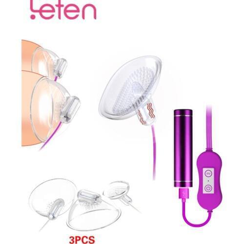 3 Pcs Nipple Vibrator 20 Frequency Vibrating Breast Stimulator Massager Lick Tongue Stimulate Clitoris Erotic Sex Toys For Woman