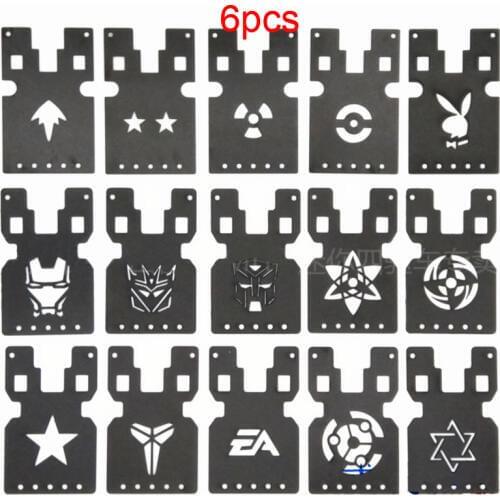 6Pcs CNC Car Catcher Plates Tail Swing Parts 15474/95383/95204 Plastic Connecting Plate for Tamiya Mini 4WD Car Model