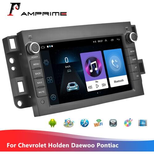 AMPrime Android 2din Car Radio Stereo 7'' GPS Navigation Bluetooth Player 1G+16G For Chevrolet Holden Daewoo Pontiac Autoradio