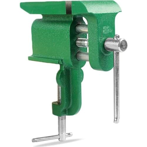 Cast Iron Miniature Small Jewelers Hobby Clamp On Table Bench Vise Tool Vice