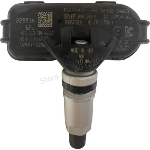 1Pcs Tire Pressure Monitor System Sensor 52933-3V600 529333V600 For Kia Hyundai Grandeur i40 Azera 433Mhz