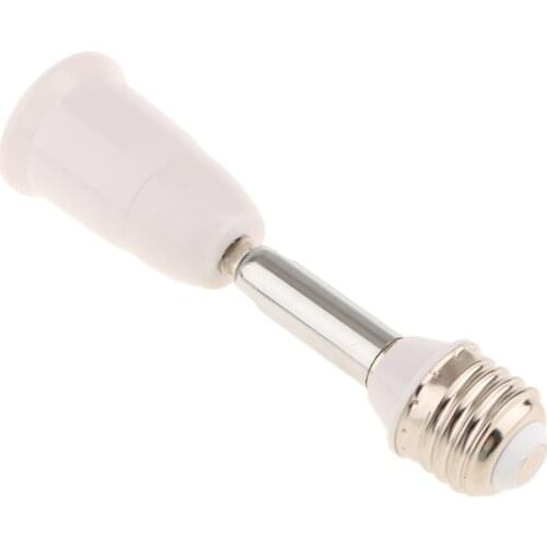 E27 to E27/E26 to E26 Flexible Extension Light Socket Adapter Convertor Light Bulb Holder Converter Base Universal Swivel Joint