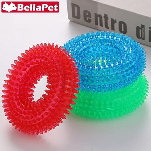 Squeak Dog Toys for Large Small Dogs Bite Resistant Rubber Chew Dog Toy Accessories Dogs Toys for Aggressive Chewers Chihuahua