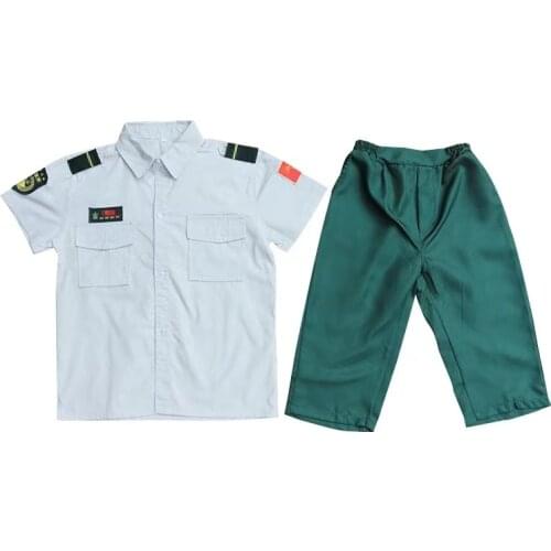 2020 Childrens Clothing Set Jacket+pants Halloween Military training Uniform Teenager Boys Combat Shirt High Quality Army Suit