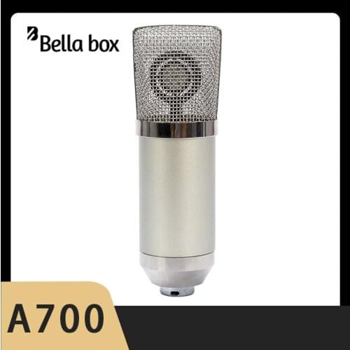 Bella box Condenser Microphone Large Diaphragm Song Computer Mobile Phone Recording And Singing Special Anchor Live Microphone