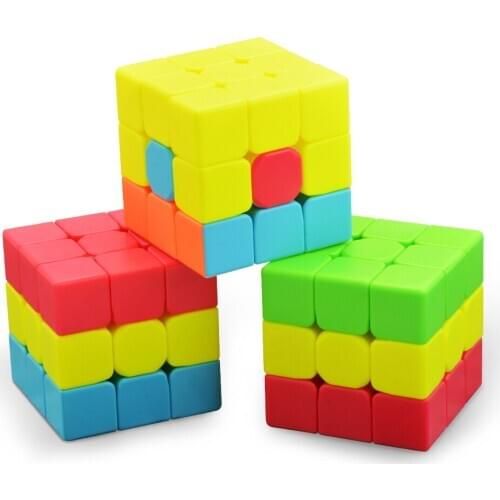 Lefun 5.7cm 3x3x3 Magic Cube 3layer Speed Cube Toys for Children Kids Cube Toys Magic 3x3 Cube