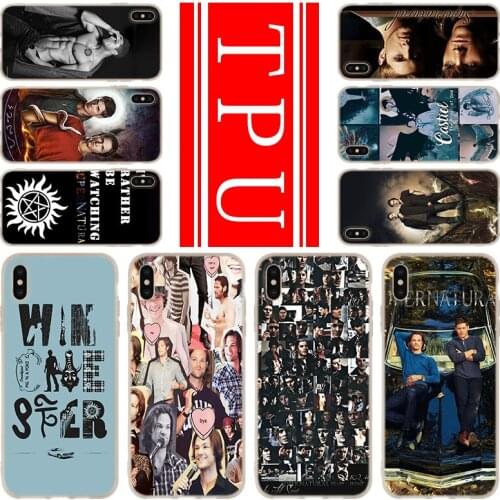 Soft TPU case For iPhone 12 Mini 11 Pro XS Max XR X 8 7 6 Plus 5S SE S Cover Supernatural tv 2020