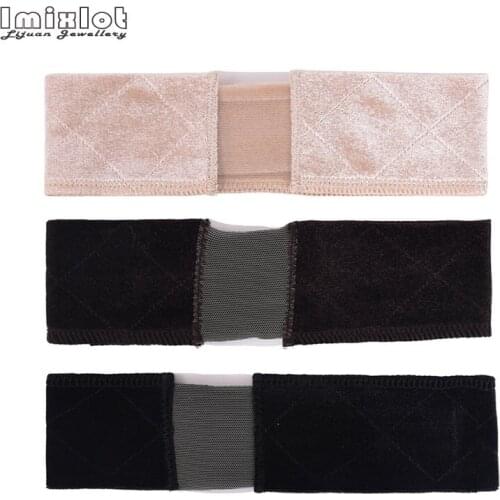 New Fashion Double Sided Velvet Adjustable Wig Grip Headband Lace Parting Non-Slip Wig Hair Band Exclusive Hairband