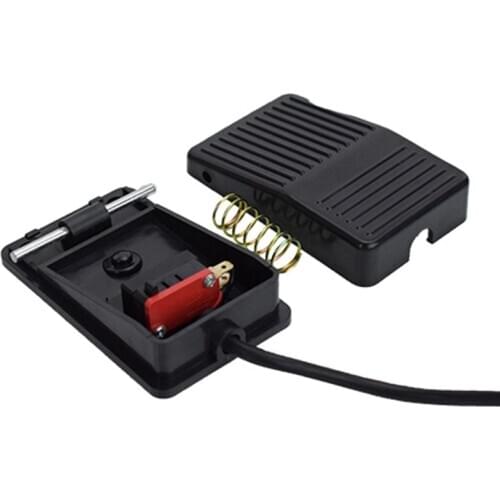 1PC AC 250V 10A SPDT NO NC Metal Momentary Electrical Power Foot Pedal Switch
