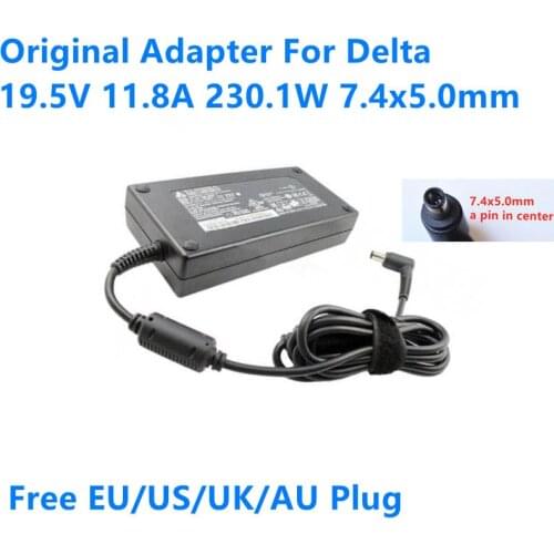Genuine 230.1W Laptop Charger 19.5V 11.8A 7.4x5.0mm DELTA ADP-230EB T Power Supply AC Adapter