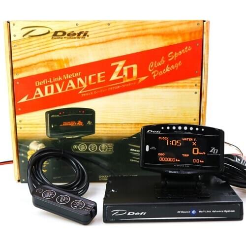 Full Kit 10 in 1 BF CR C2 Defi Advance ZD Multifunctional Link Meter Digital Auto Gauge with Electronic Sensors