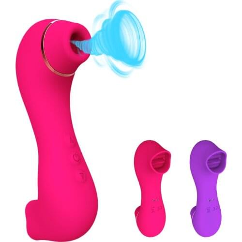 Nipple Anal Massager 10 Modes Suction And Tongue Licking Vibrators For Women Couples Vibrator For Clitoris Vagina