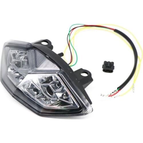 Motorcycle Rear LED Integrated Tail Light Brake Light Turn Signal Indicator for Kawasaki Z1000 Ninja 2010-2013