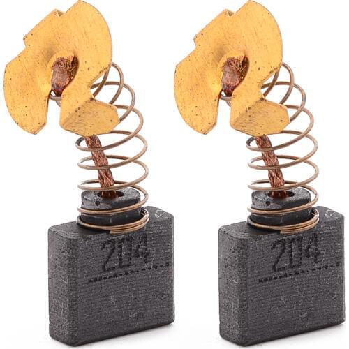 High Quality 1 Pair Carbon Brushes for CB-204 CB204 GA9012C GA9020R GA9030R GA9050R