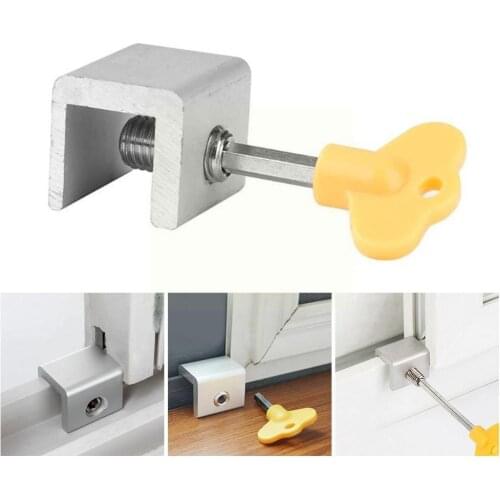 Door Window Sliding Sash Lock Stopper Cabinet Locks Window Tools Child Limiter Translation Screen Hardware Lock Lock U5U2