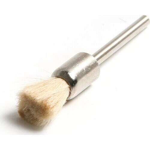 10pcs Stainless Steel Wool Polishing Buffing Brush Pen Type For Ultra-fine Grinding Polishing of Ceramic Metal Jade Jewelry